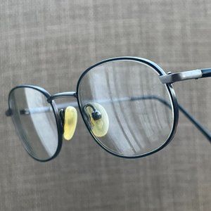 Bulova Women Eyeglasses BLACK PEWTER SIGNATURE LONDON Glasses 50[]18 140 Frame